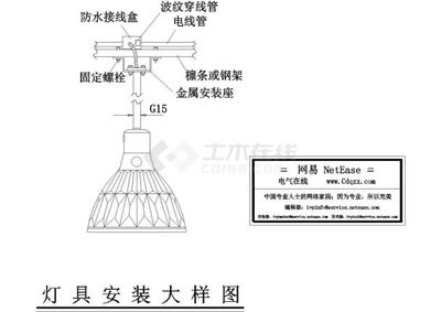 【大样图】工厂灯大样图_大样图下载_土木在线